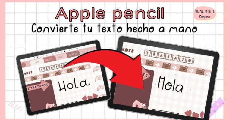 Cómo escribir a mano en iPad y que se convierta a texto