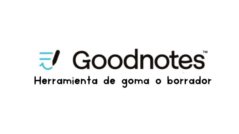 Funciones del borrador de Goodnotes 5 y Goodnotes 6