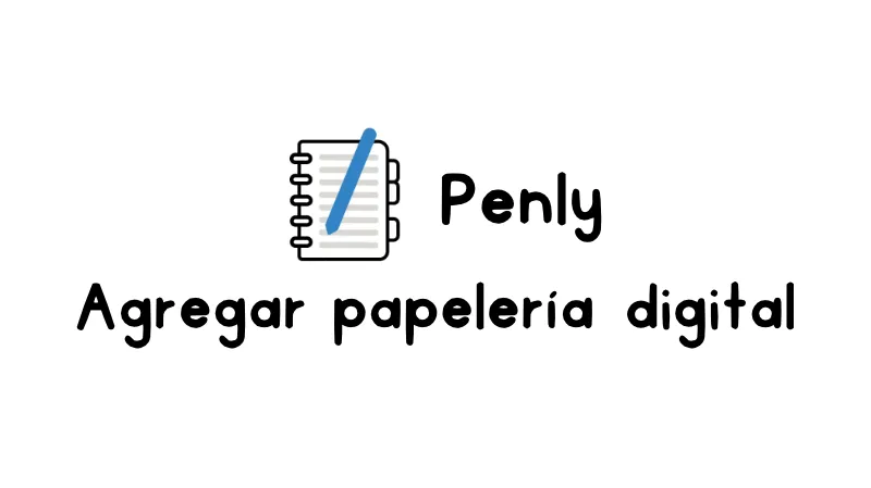 Agregar cuadernos, Bullet Journal y agendas digitales en Penly