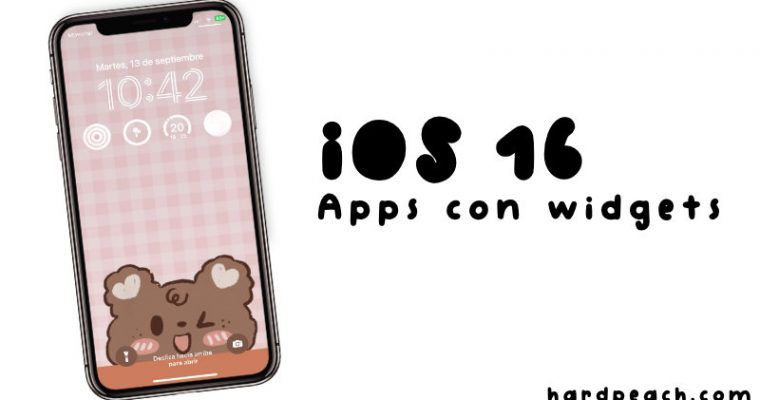 Apps con Widgets para la pantalla de bloqueo de iOS 16