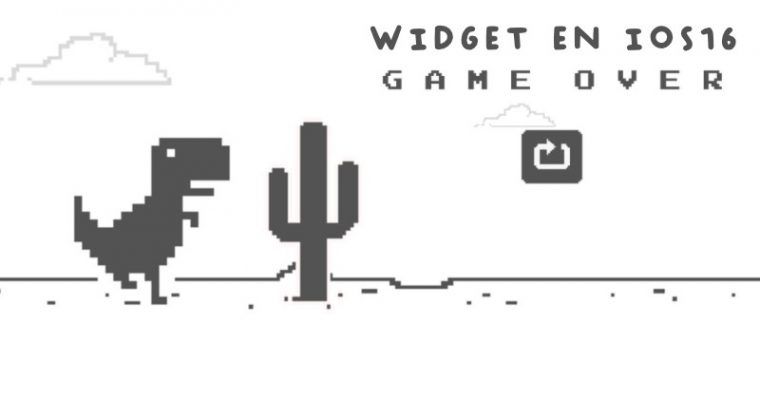 Cómo agregar el juego del dinosaurio de Google a Widgets con iOS 16