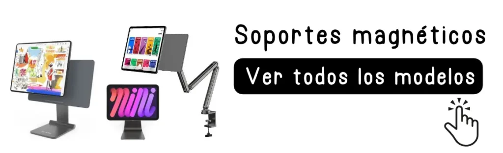 soportes magneticos para ipad