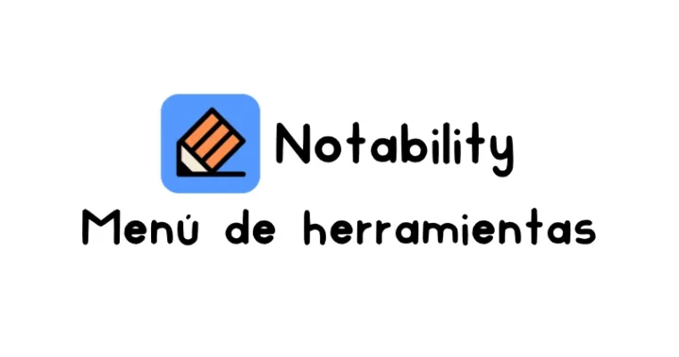Herramientas de Notability