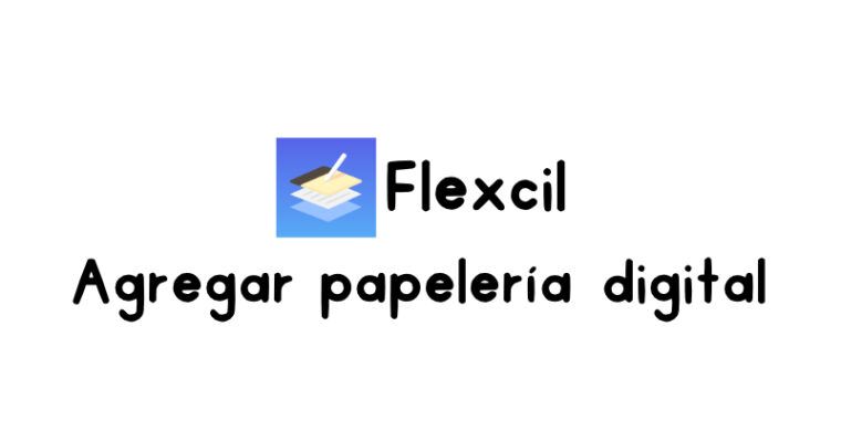 Cómo agregar agendas, bullet journal y cuadernos digitales en Flexcil