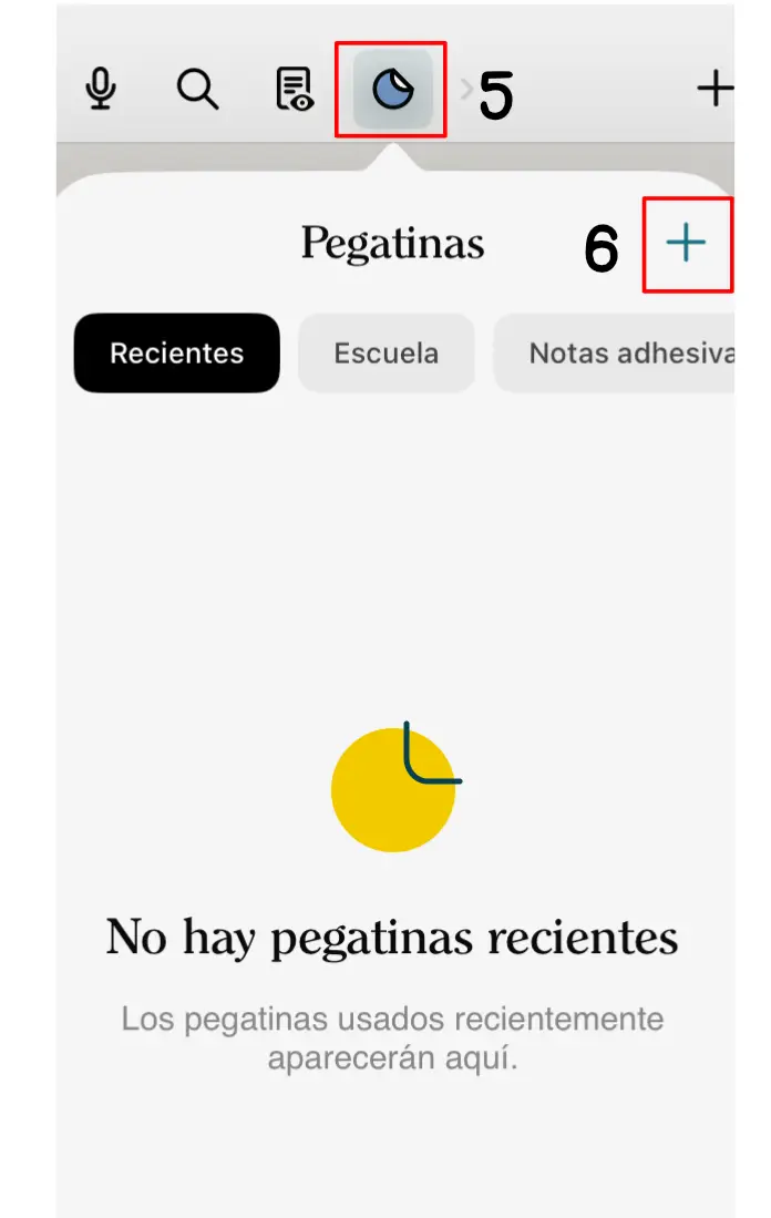pegatinas noteshelf
