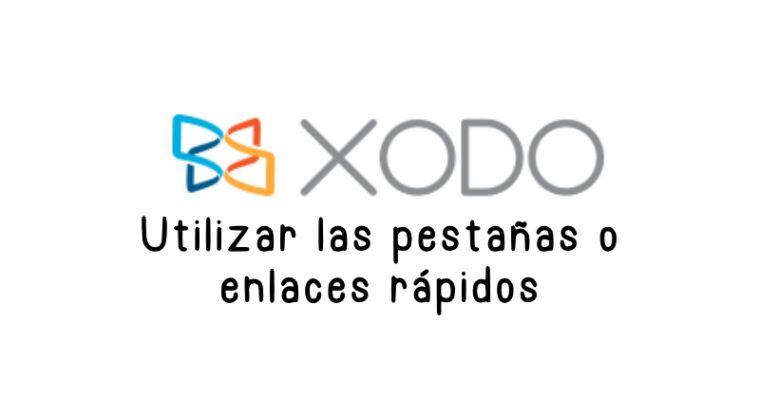 Cómo activar las pestañas de cuadernos y agendas digitales en XODO app