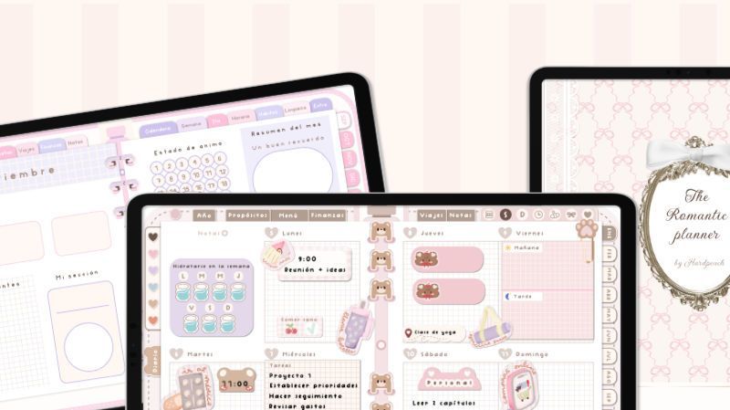 Agendas digitales 2025/2026 España: organiza tu año con HardPeach