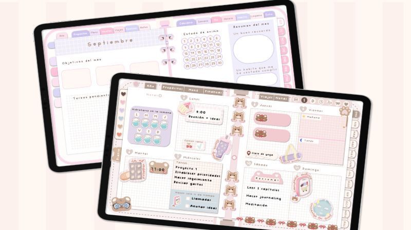 Agendas digitales para iPad, Samsung Galaxy Tab, iPhone, Android y más