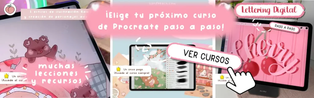 cursos de procreate para principiantes y avanzados