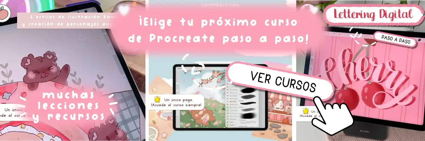 cursos de procreate para principiantes y avanzados