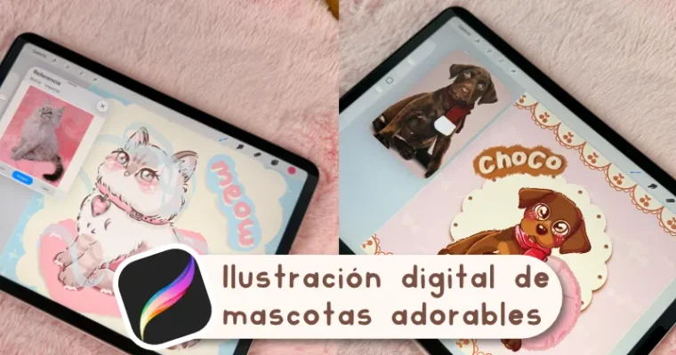 Curso de Ilustración Digital de Mascotas Kawaii en Procreate – HardPeach