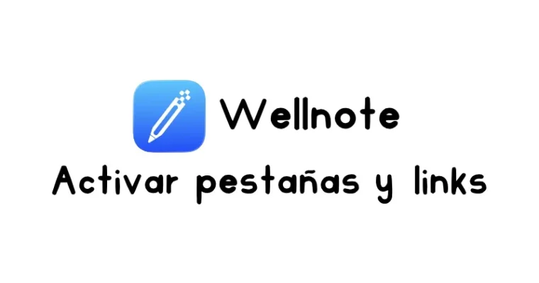 Cómo activar las pestañas de cuadernos y agendas en Wellnote