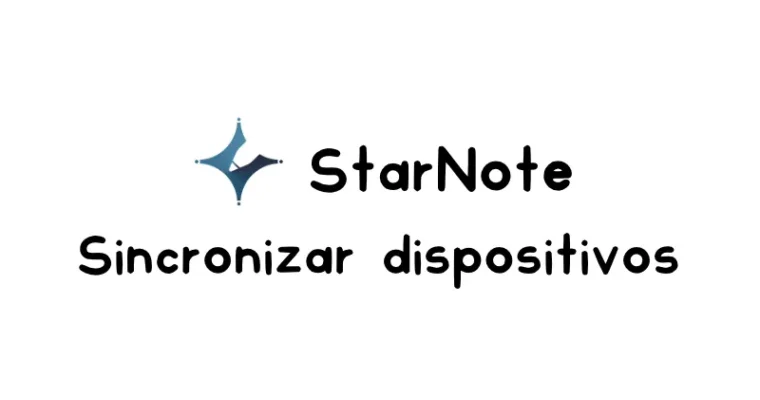 Cómo sincronizar Starnote App paso a paso (iPad y Android)