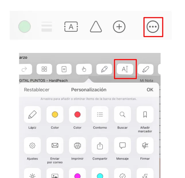 herramientas de notes writer
