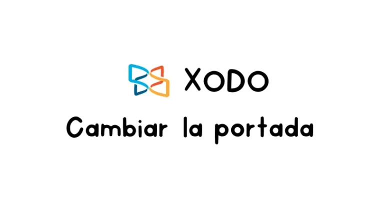 Cómo cambiar la portada de agendas / cuadernos digitales en XODO