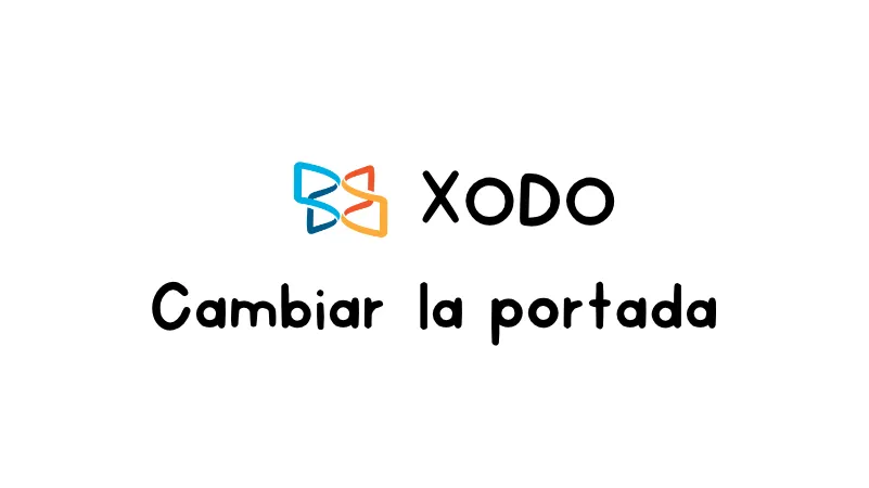 Cómo cambiar la portada de agendas / cuadernos digitales en XODO