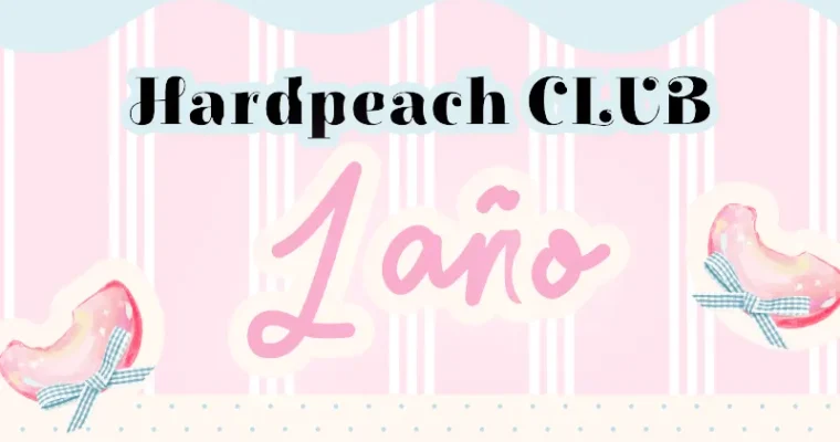¡Estamos de aniversario en HardPeach Club! 🎉💖 Un año de creatividad, organización y muchísimas sorpresas