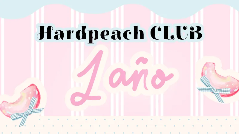 ¡Estamos de aniversario en HardPeach Club! 🎉💖 Un año de creatividad, organización y muchísimas sorpresas