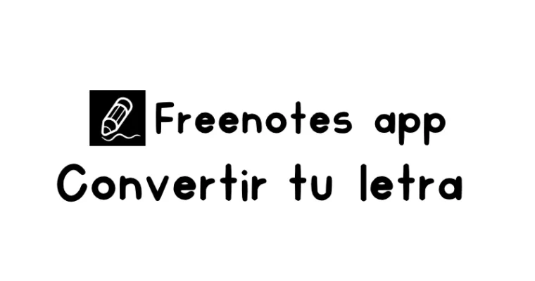 Cómo convertir tu letra manuscrita en texto en Freenotes