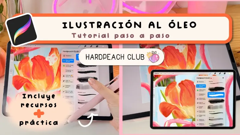 Cómo hacer óleo en Procreate paso a paso